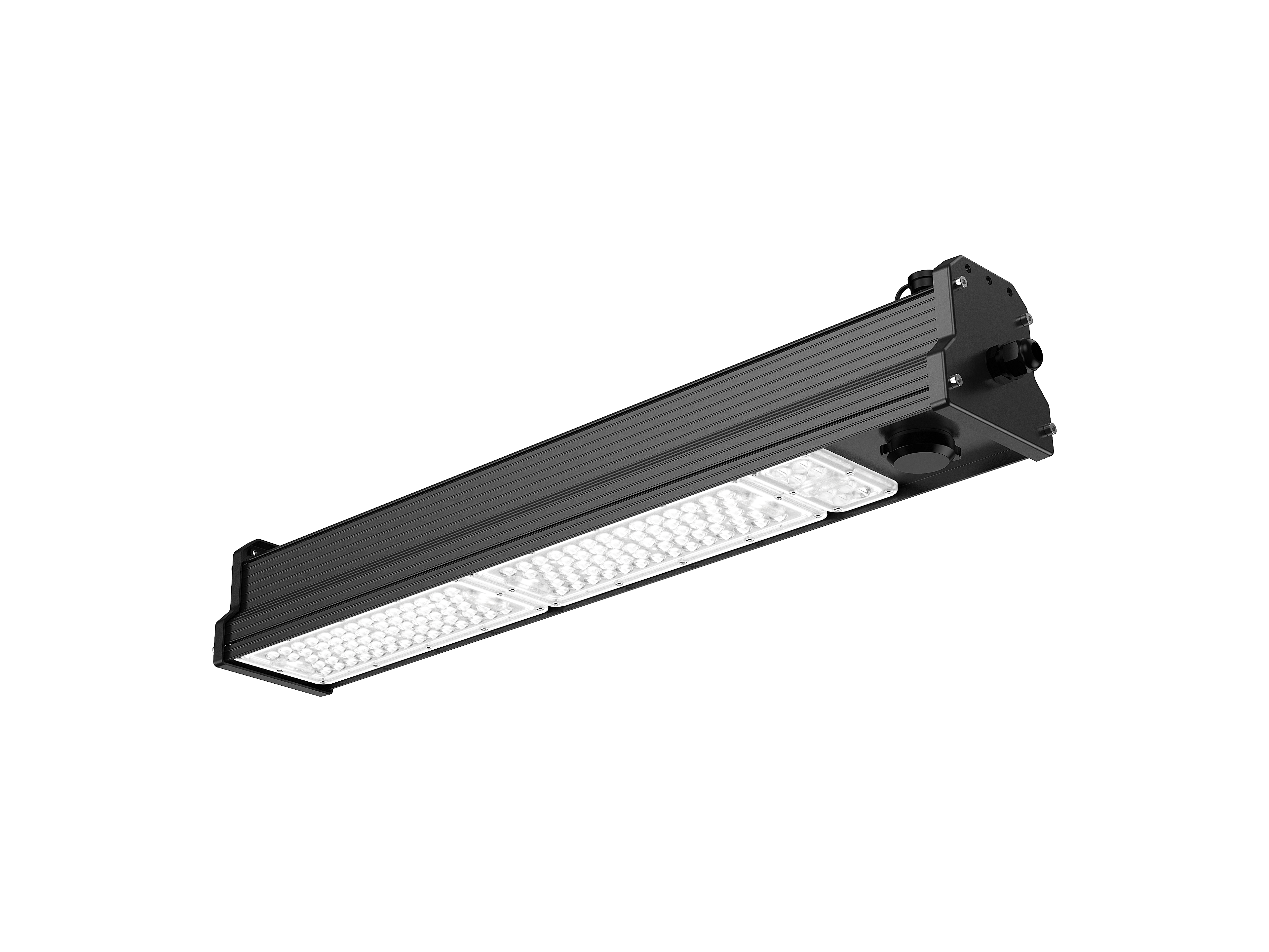 Netherton Linear High Bay 80W 5000K Black Plug & Play IP65 50x90D